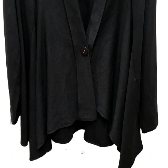 F. H. Clothing Co. Women’s Black One Button Cardigan Top Size Medium - Picture 4 of 10